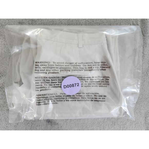 Lands End High Rise Tapered Chino Pant Size 10 Beige Cotton Casual Office Preppy - Picture 11 of 11